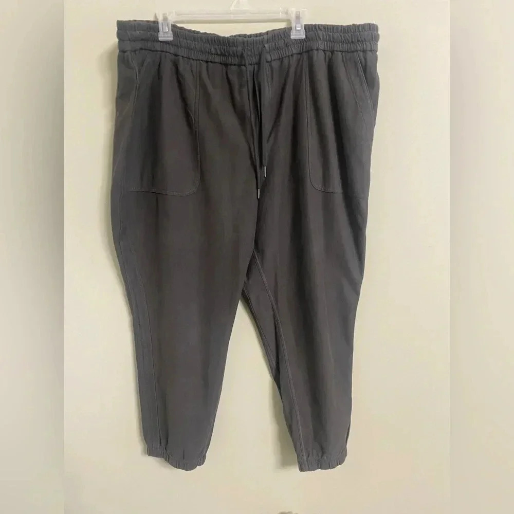 NWT ATHLETA WOMEN'S ELASTIC WAIST FARALLON JOGGER PANTS Size 26 New Organic